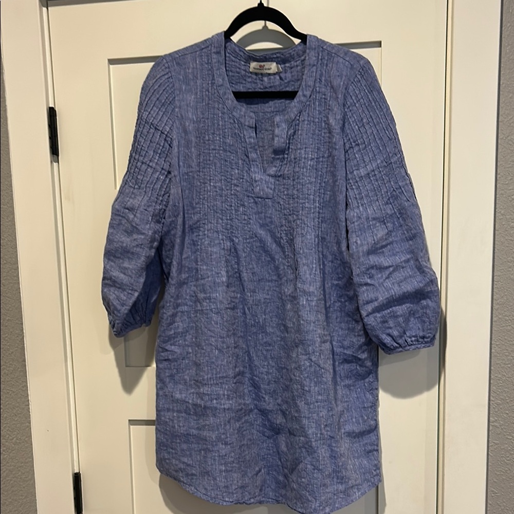 Vineyard Vines Light Blue Textured Top